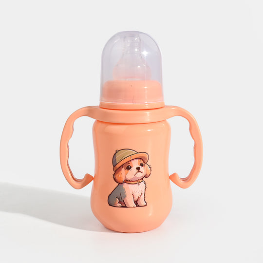 Lyfe Baby Plastic Feeding Bottle 5Oz |150ml | Basic Orange