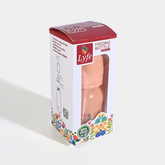 Lyfe Baby Plastic Feeding Bottle 2Oz |60ml |Orange