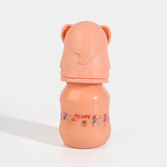 Lyfe Baby Plastic Feeding Bottle 2Oz |60ml |Orange