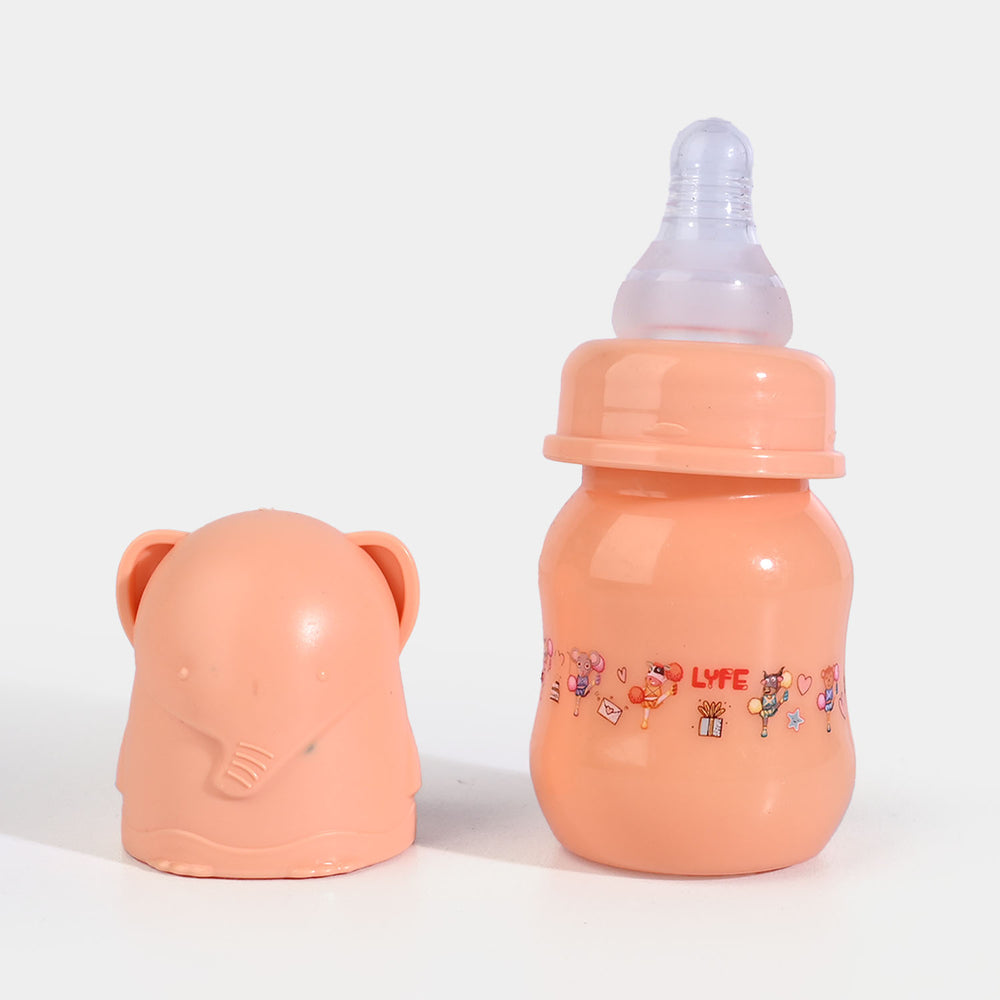Lyfe Baby Plastic Feeding Bottle 2Oz |60ml |Orange