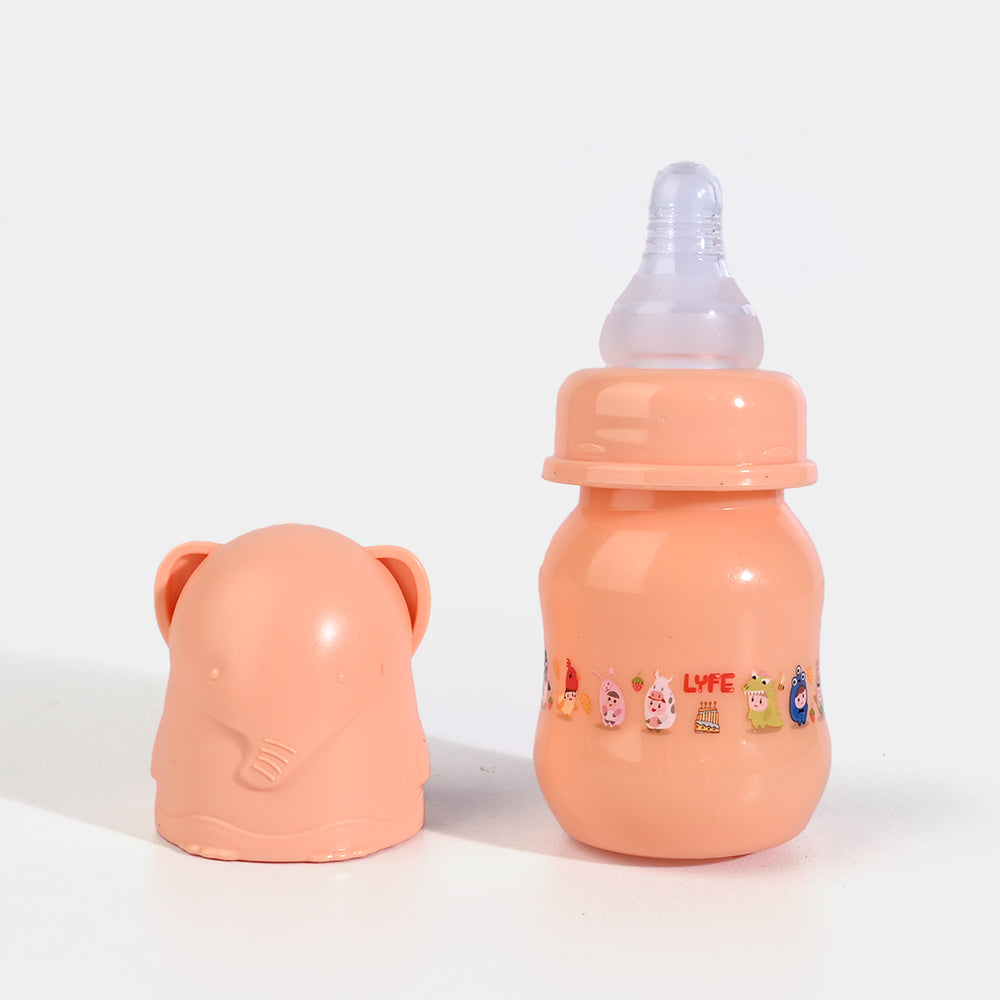 Lyfe Baby Plastic Feeding Bottle 2Oz |60ml |Orange