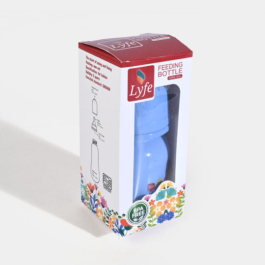 Lyfe Baby Plastic Feeding Bottle 2Oz |60ml |Blue