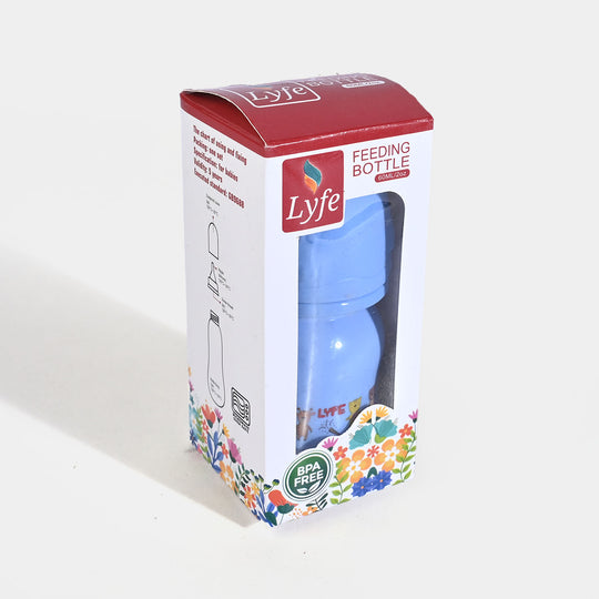 Lyfe Baby Plastic Feeding Bottle 2Oz |60ml |Blue