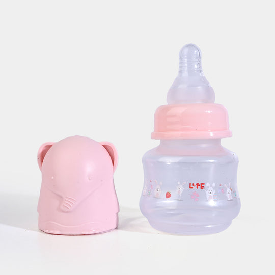 Lyfe Baby Plastic Feeding Bottle 2Oz |60ml |Pink