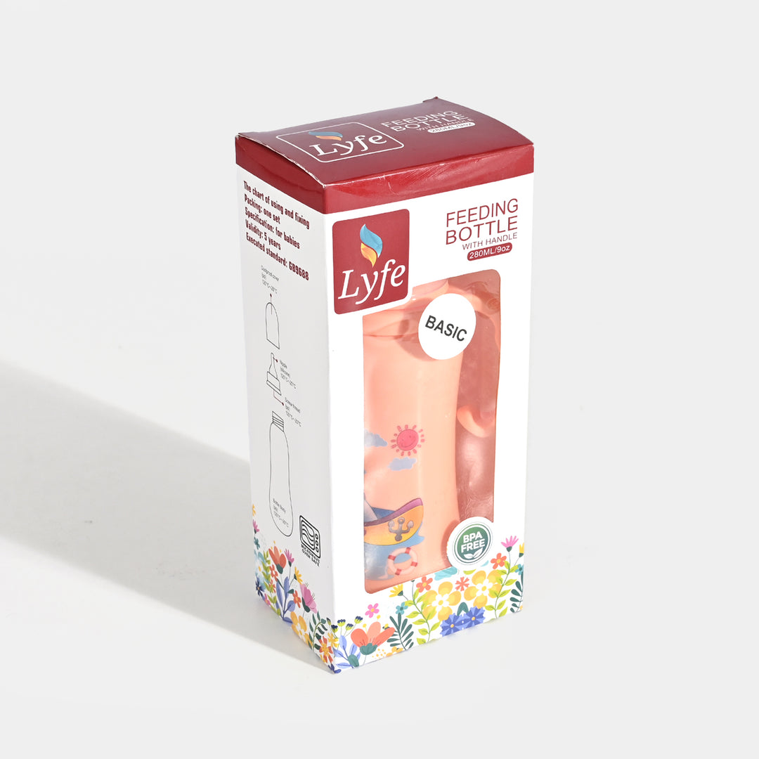 Feeding Bottle 9Oz 280ml Basic Orange 1002