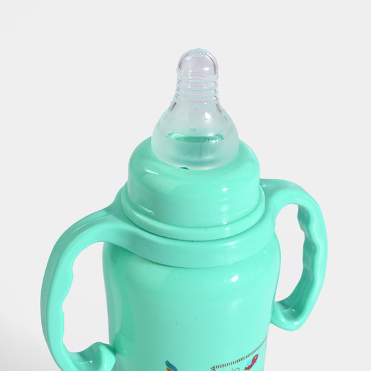 Lyfe Baby Plastic Feeding Bottle 9Oz |280ml |Basic Green