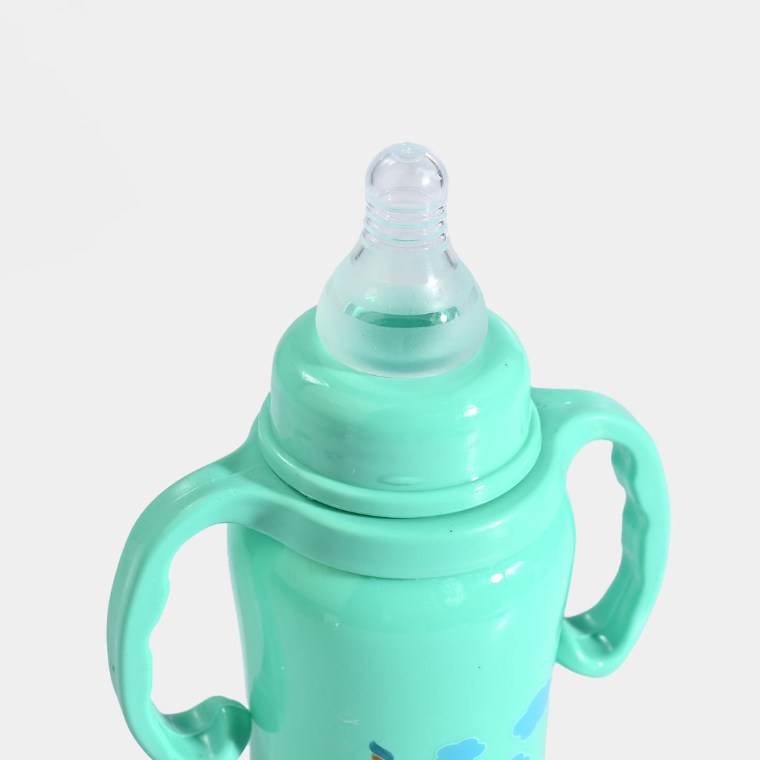 Lyfe Baby Plastic Feeding Bottle 9Oz |280ml |Basic Green