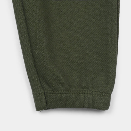 Boys Cotton Interlock Jersey Pajama Play Station-GREEN