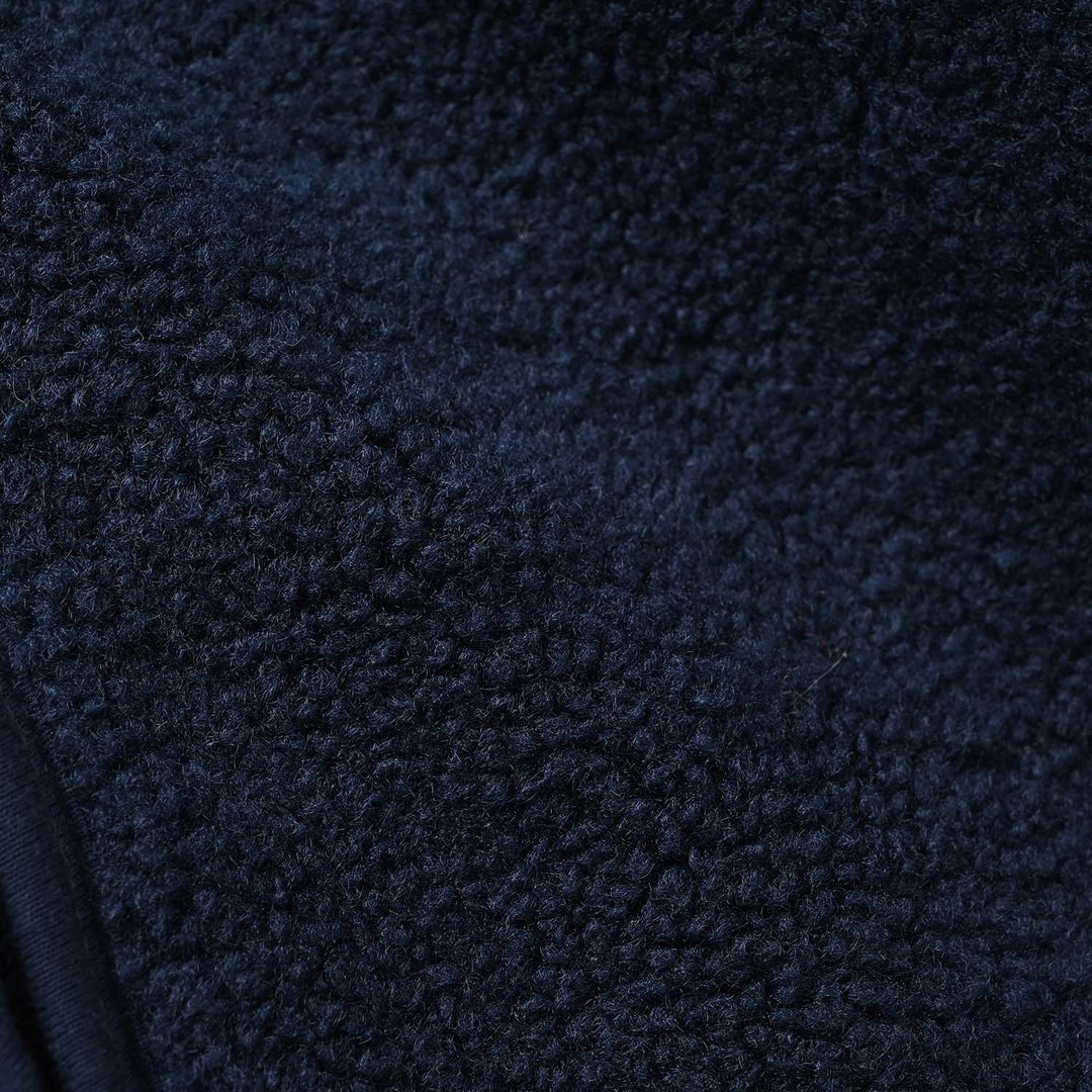 Boys Sherpa Knitted Jacket POCKET-NAVY