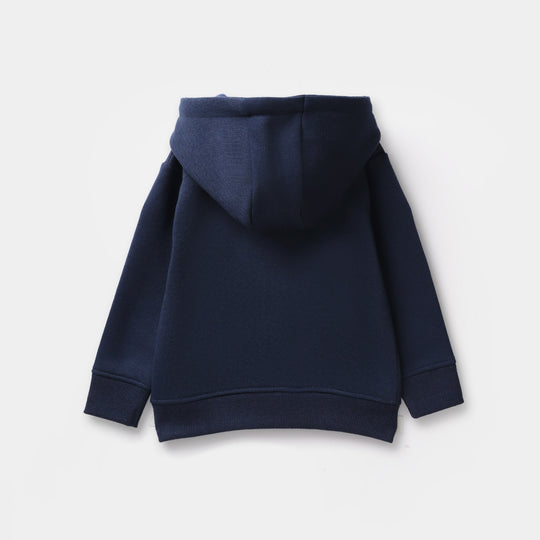 Infant Boys Fleece Knitted Jacket DINOSAUR-NAVY