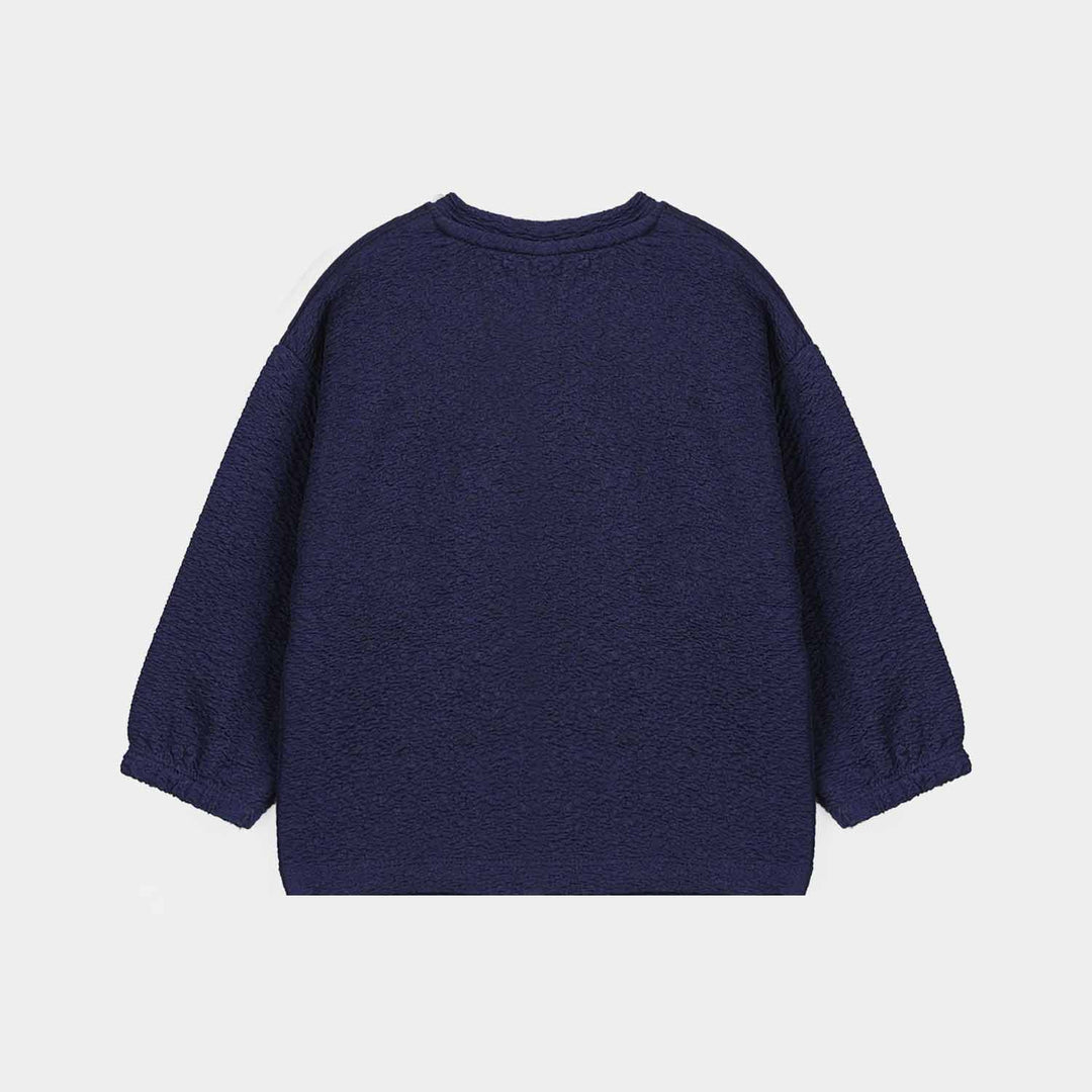 Infant Girls Poly Crinkle 2 Piece Suit FAVORITE THING-NAVY