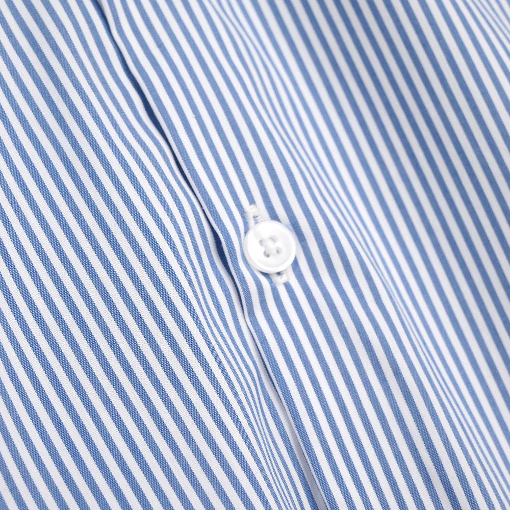 Boys Yarn Dyed Formal Shirt-Blue Stripe