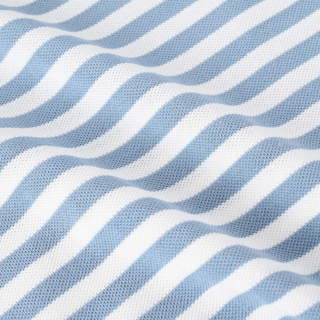 Boys Yarn Dyed T-Shirt Adventure - Blue