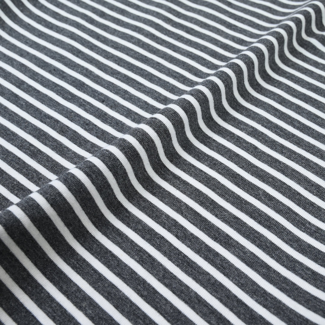 Boys Yarn Dyed T-Shirt (Fearless) - Grey