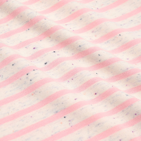 Girls Yarn Dyed Kitty T-Shirt - Pink