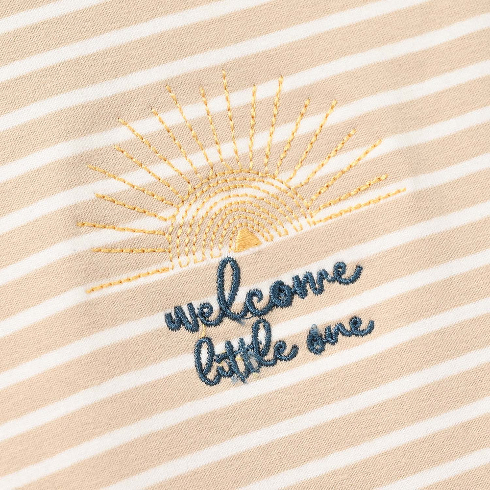 Infant Unisex Jersey/Terry Romper - Yellow