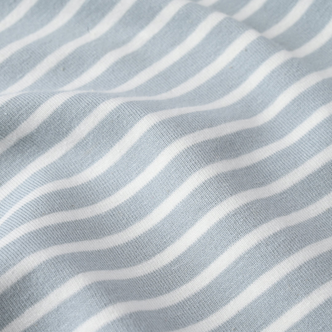 Infant Boys Yarn Dyed Round Neck T-Shirt (Race) - Grey