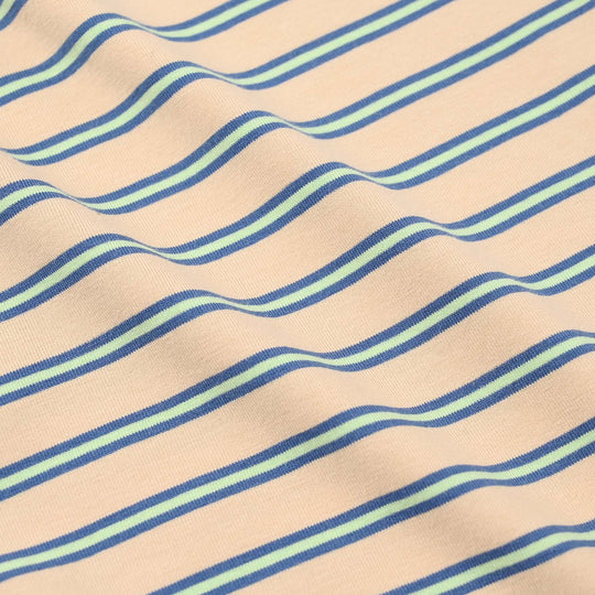 Infant Boys Yarn Dyed Round Neck T-Shirt - Brown