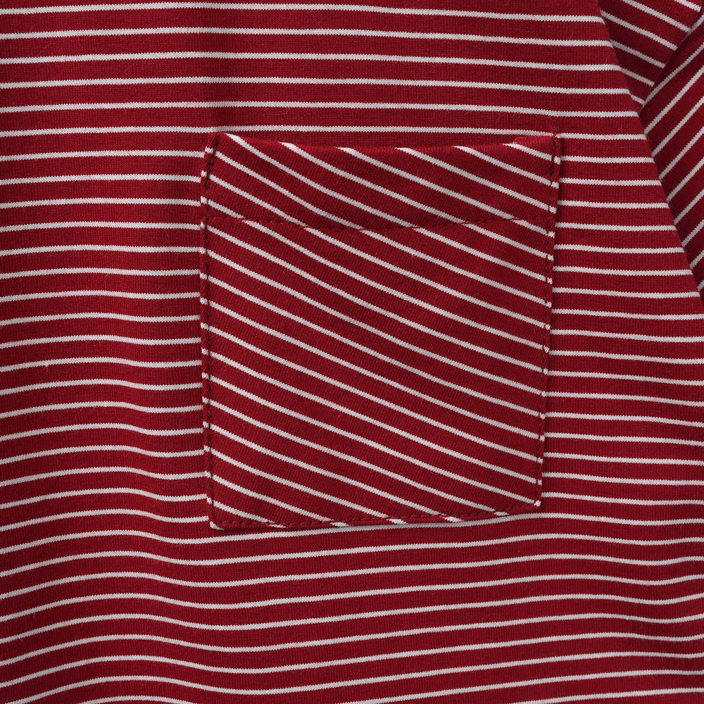 Infant Boys Yarn Dyed T-Shirt - Red