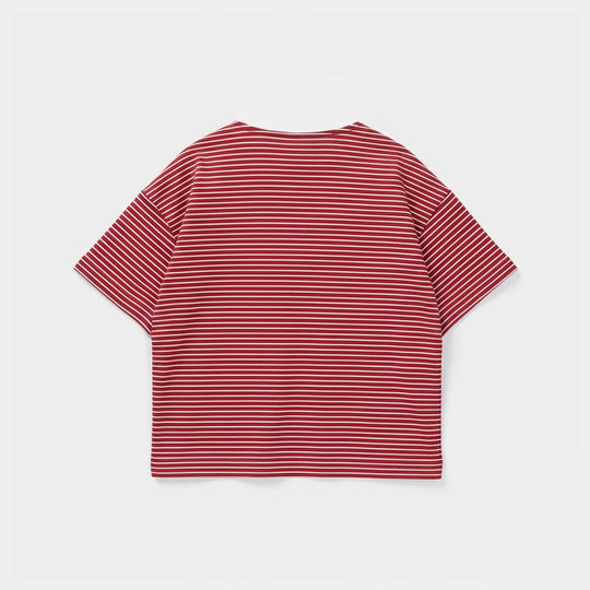 Infant Boys Yarn Dyed T-Shirt - Red
