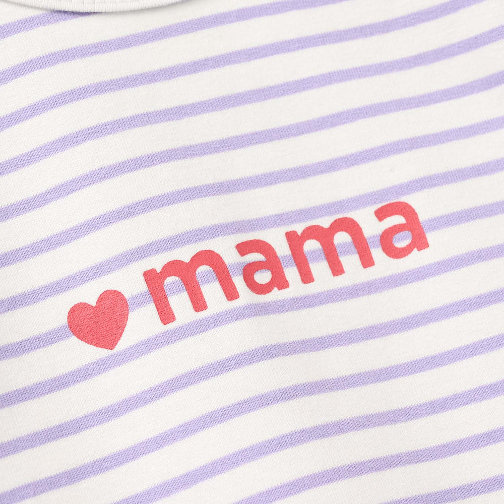 Infant Girls Jersey/Terry Knitted Romper - Purple