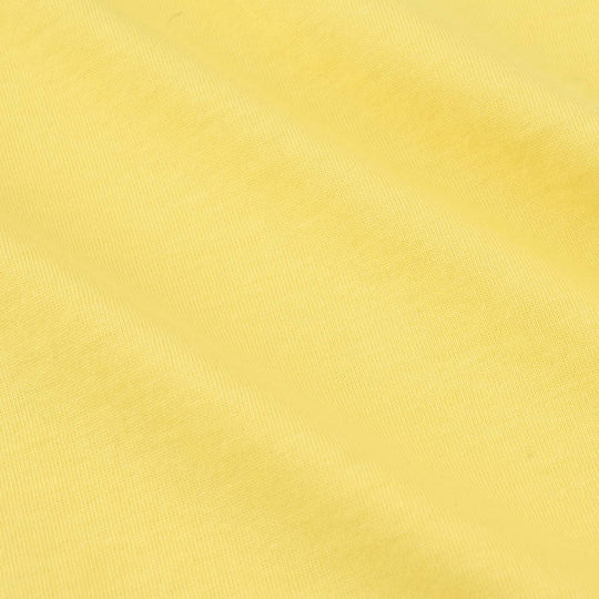 Girls Jersey/Terry T-Shirt (LOVE) - Lemon/Yellow