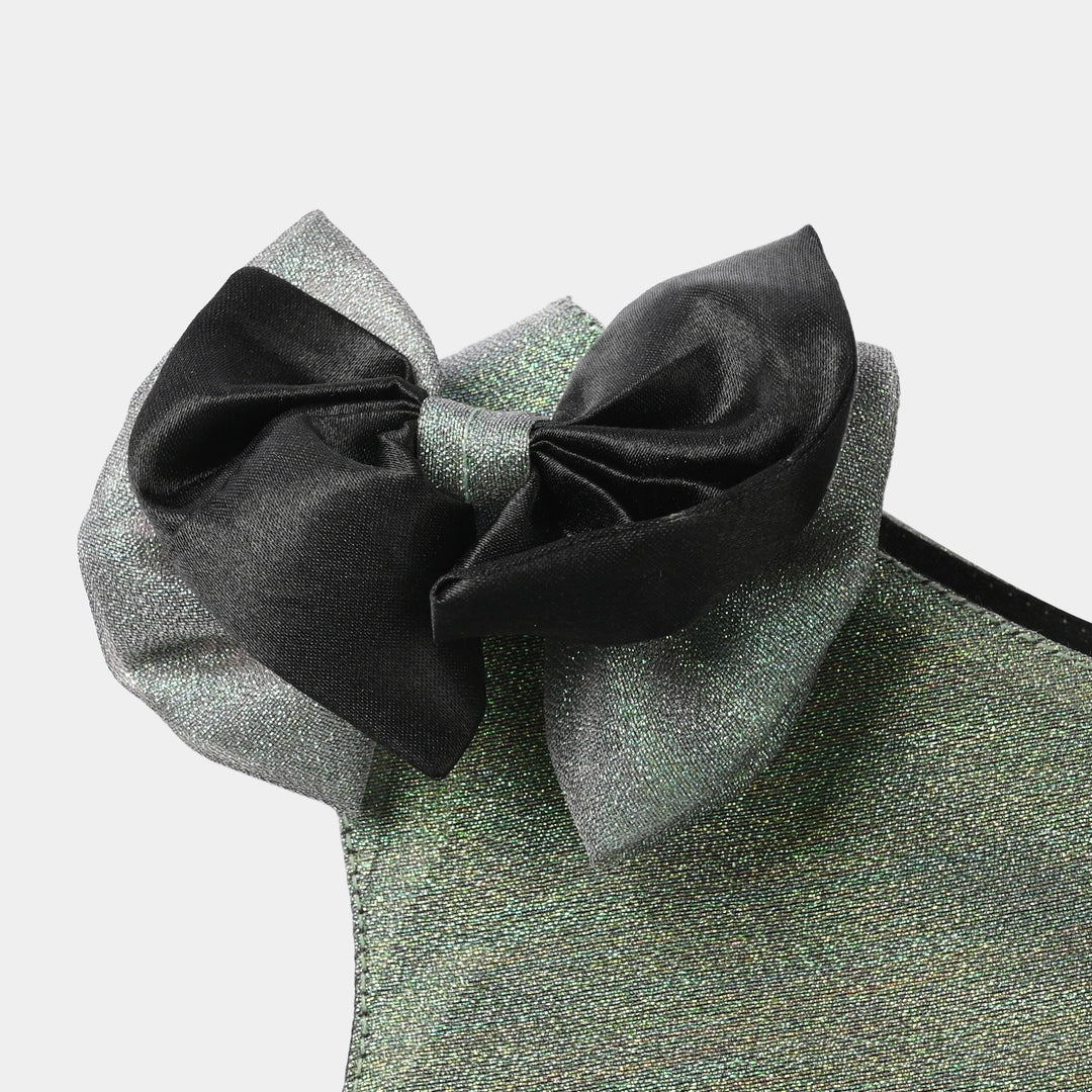 Infant Girls Organza Fancy Frock - Green