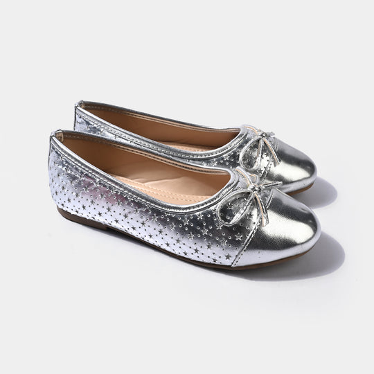 Girls Pumps BS-08-SILVER