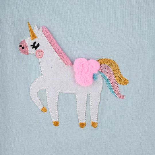 Infant Girls Jersey Terry T-Shirt (Character) - Blue