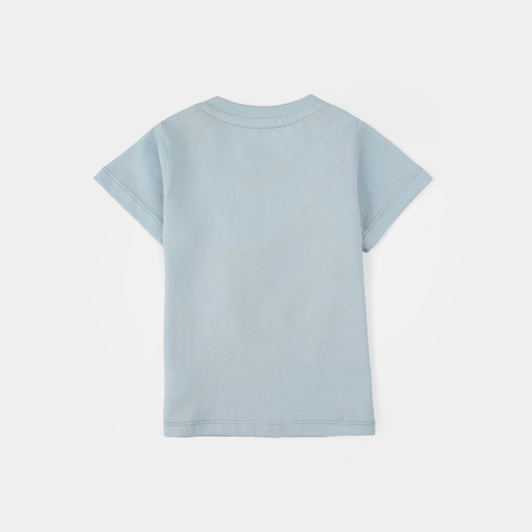 Infant Girls Jersey Terry T-Shirt (Character) - Blue