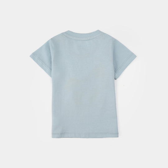 Infant Girls Jersey Terry T-Shirt (Character) - Blue
