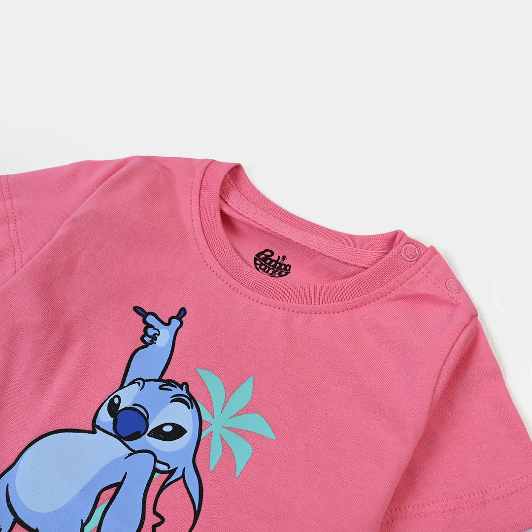 Infant Girls Jersey/Terry T-Shirt - Plumeria