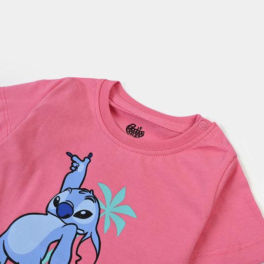 Infant Girls Jersey/Terry T-Shirt - Plumeria