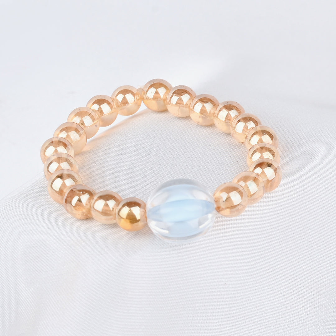 GIRLS ELEGANT BEADED NECKLACE & BRACELET