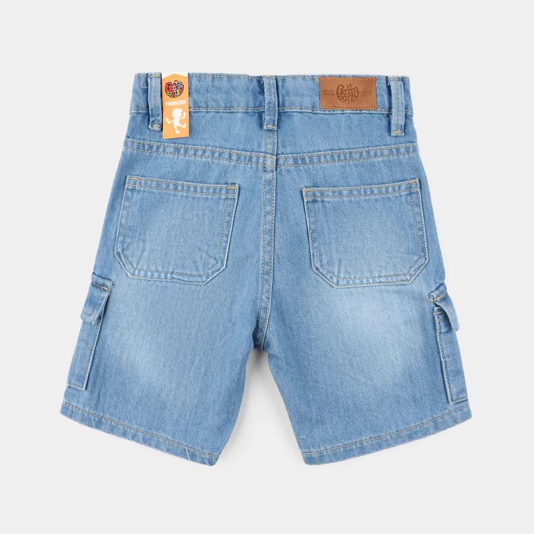 Boys Denim Rigid Shorts (Own Today) - Light Blue