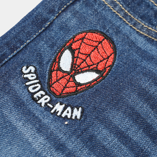 Boys Denim Rigid Shorts Character - Dark Blue