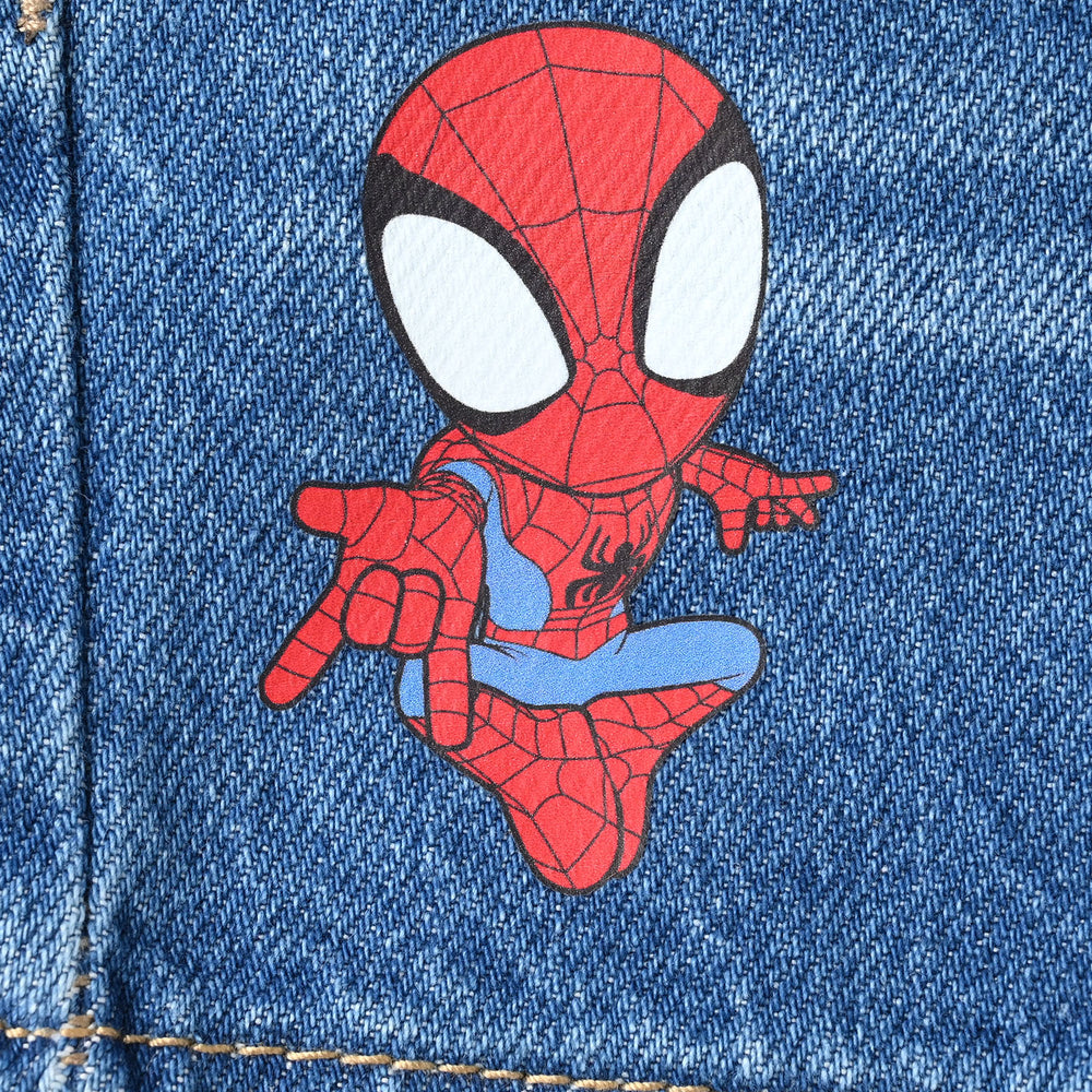 Infant Boys Denim Shorts (Charcter) - Mid Blue