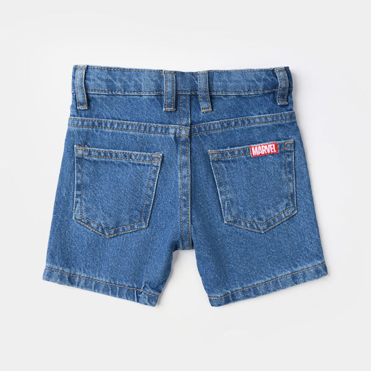 Infant Boys Denim Shorts (Charcter) - Mid Blue