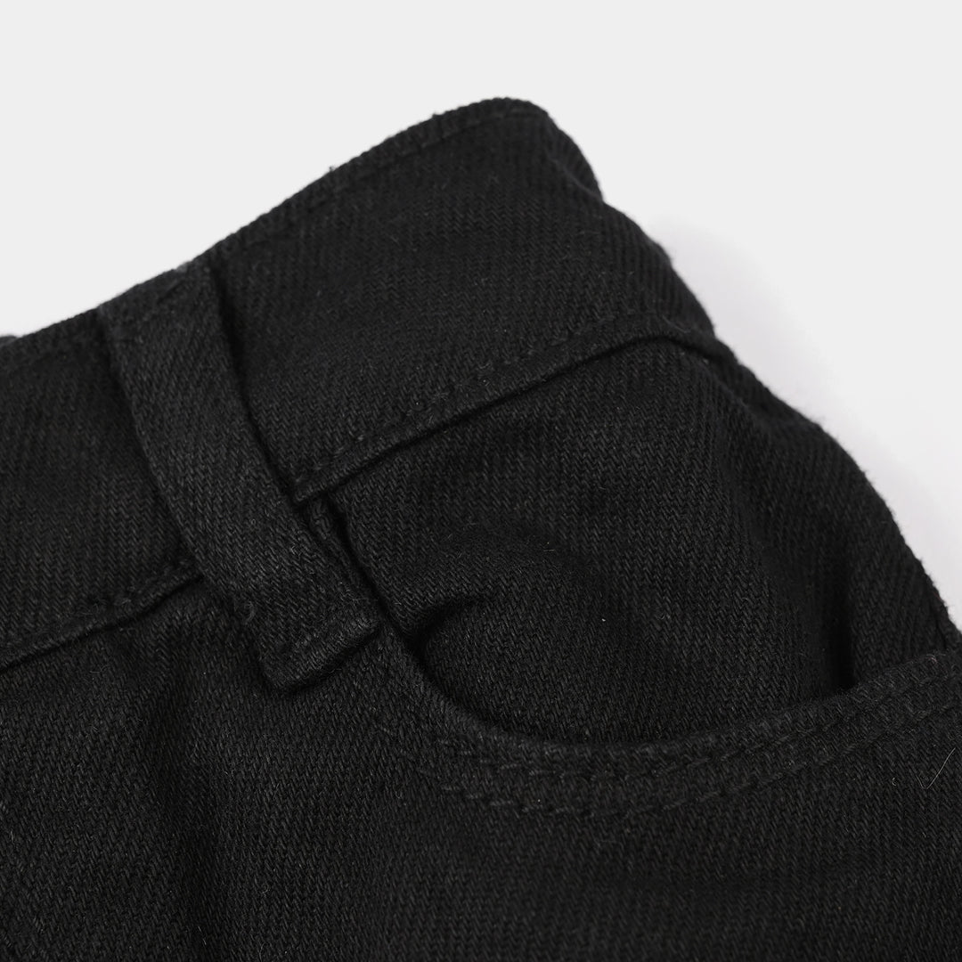 Infant Boys Denim rigid Short Basic -BLACK
