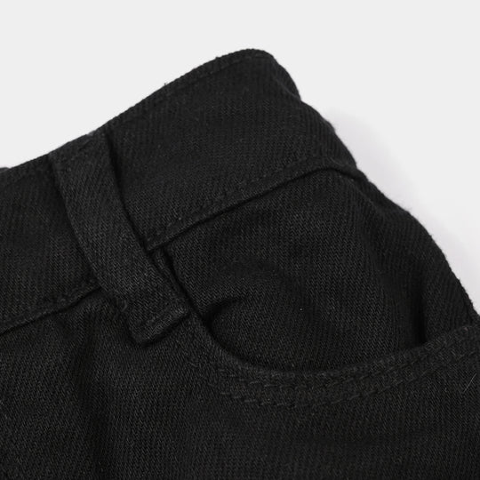 Infant Boys Denim rigid Short Basic -BLACK