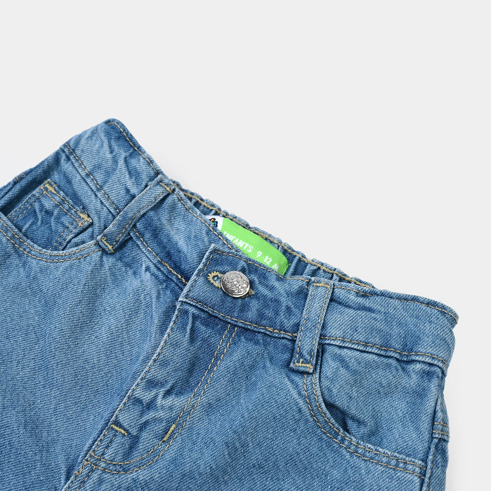Infant Boys Denim Rigid Short Basic - Light Blue