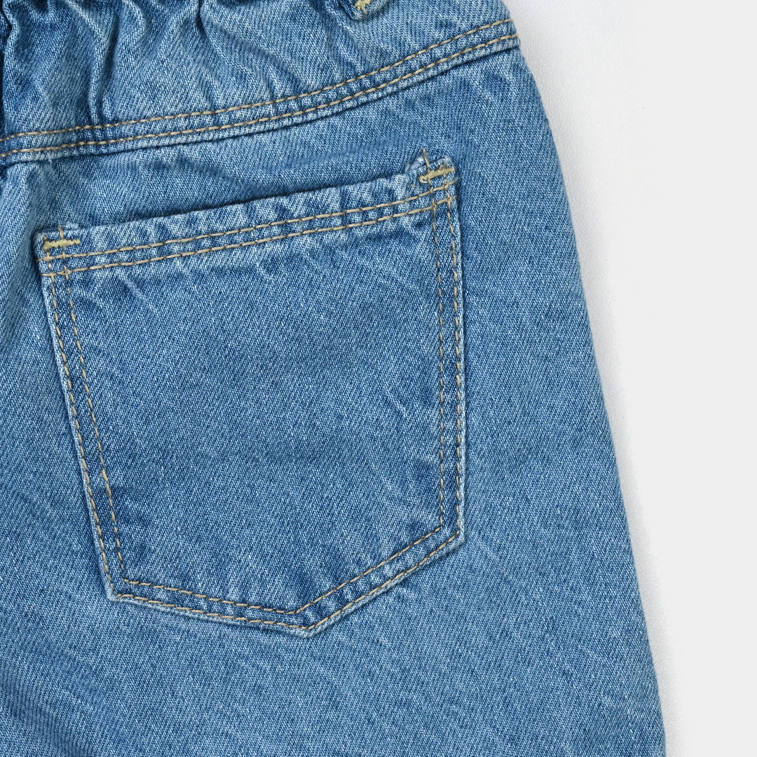Infant Boys Denim Rigid Short Basic - Light Blue