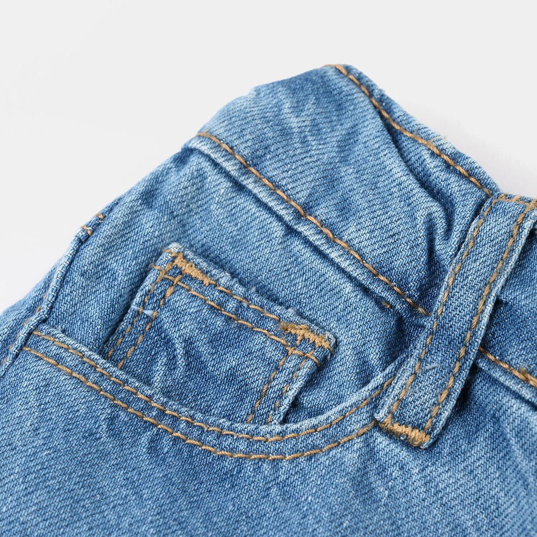 Infant Boys Denim rigid Short Basic -Mid Blue