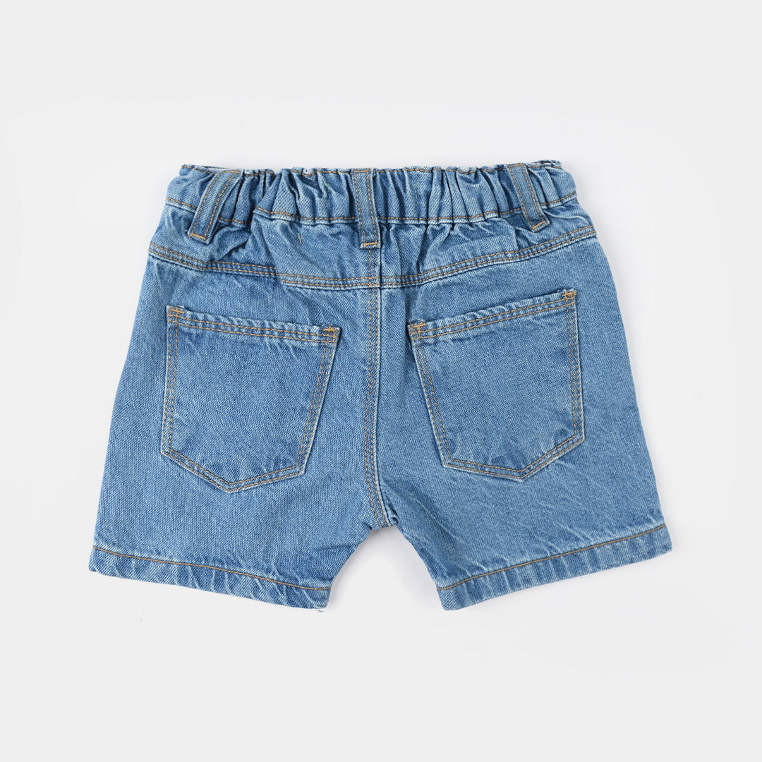 Infant Boys Denim rigid Short Basic -Mid Blue