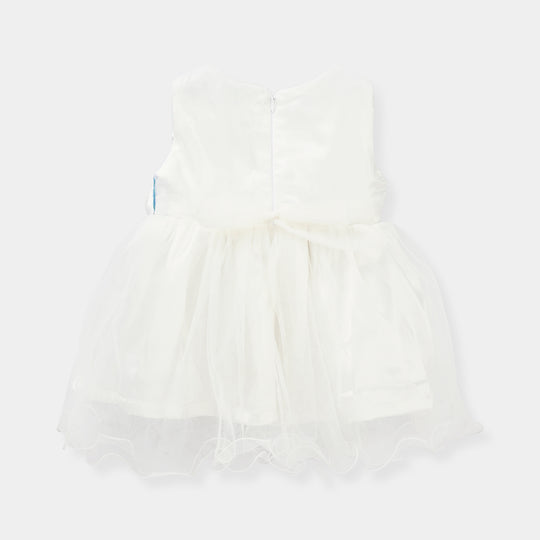 Infant Girls Sequence Fancy Frock - Blue