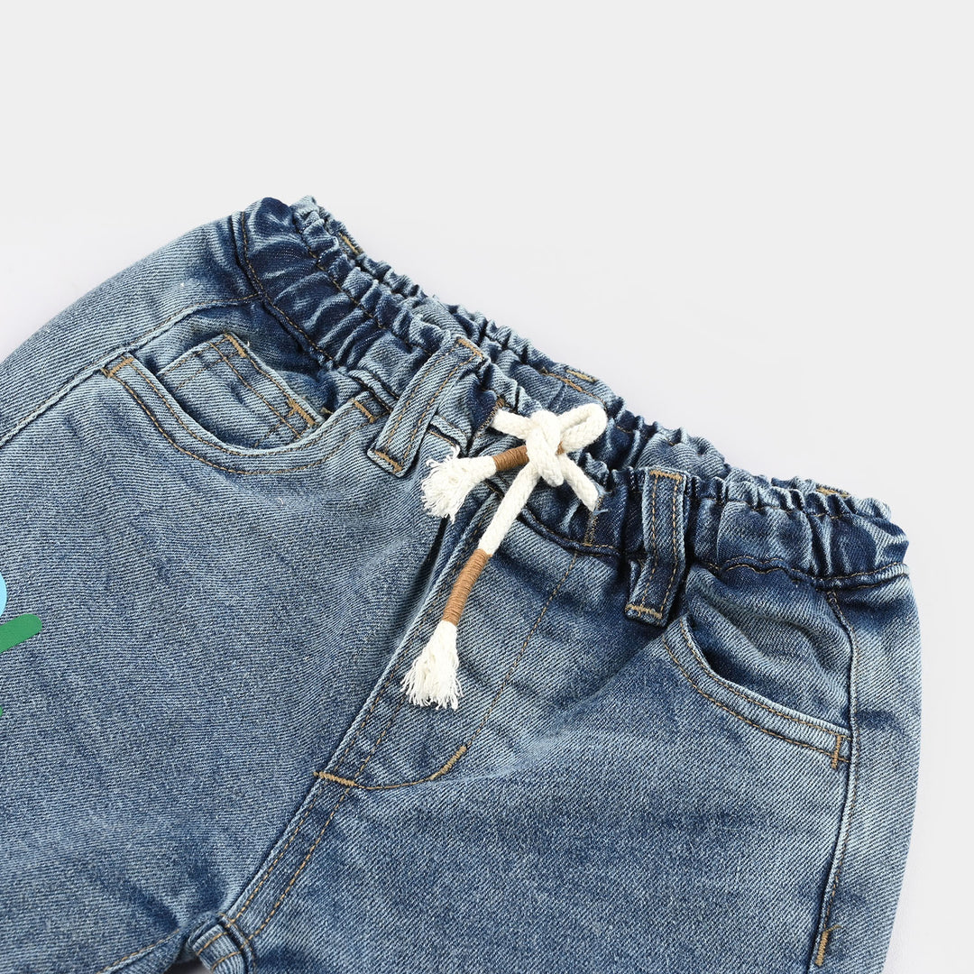Infant Boys Denim rigid SHORT PLAY-Mid Blue