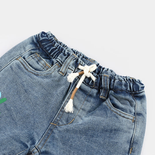 Infant Boys Denim rigid SHORT PLAY-Mid Blue