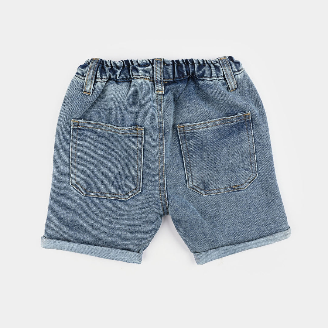 Infant Boys Denim rigid SHORT PLAY-Mid Blue