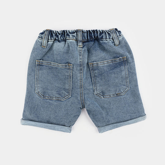 Infant Boys Denim rigid SHORT PLAY-Mid Blue
