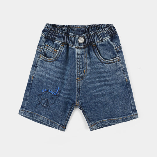 Infant Boys Denim rigid SHORT BIG DREAMER-Mid Blue